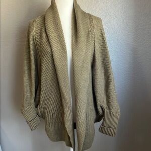 Cozy Women's Sweater in Tan/Olive green